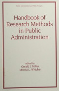 Handbook of Research Methods in Public Administration