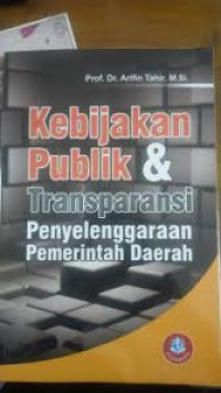 KEBIJAKAN PUBLIK & PENYELENGGARAAN PEMERINTAH DAERAH