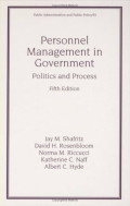 PERSONEL MANAGEMENT IN GOVERMENT