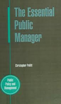 THE  ESSENTIAL PUBLIC MANAGER